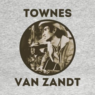 townes van zandt || midle cokelat T-Shirt